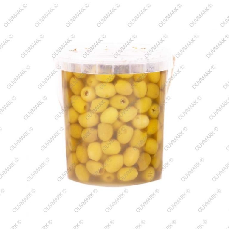 Olives dénoyautées en seau